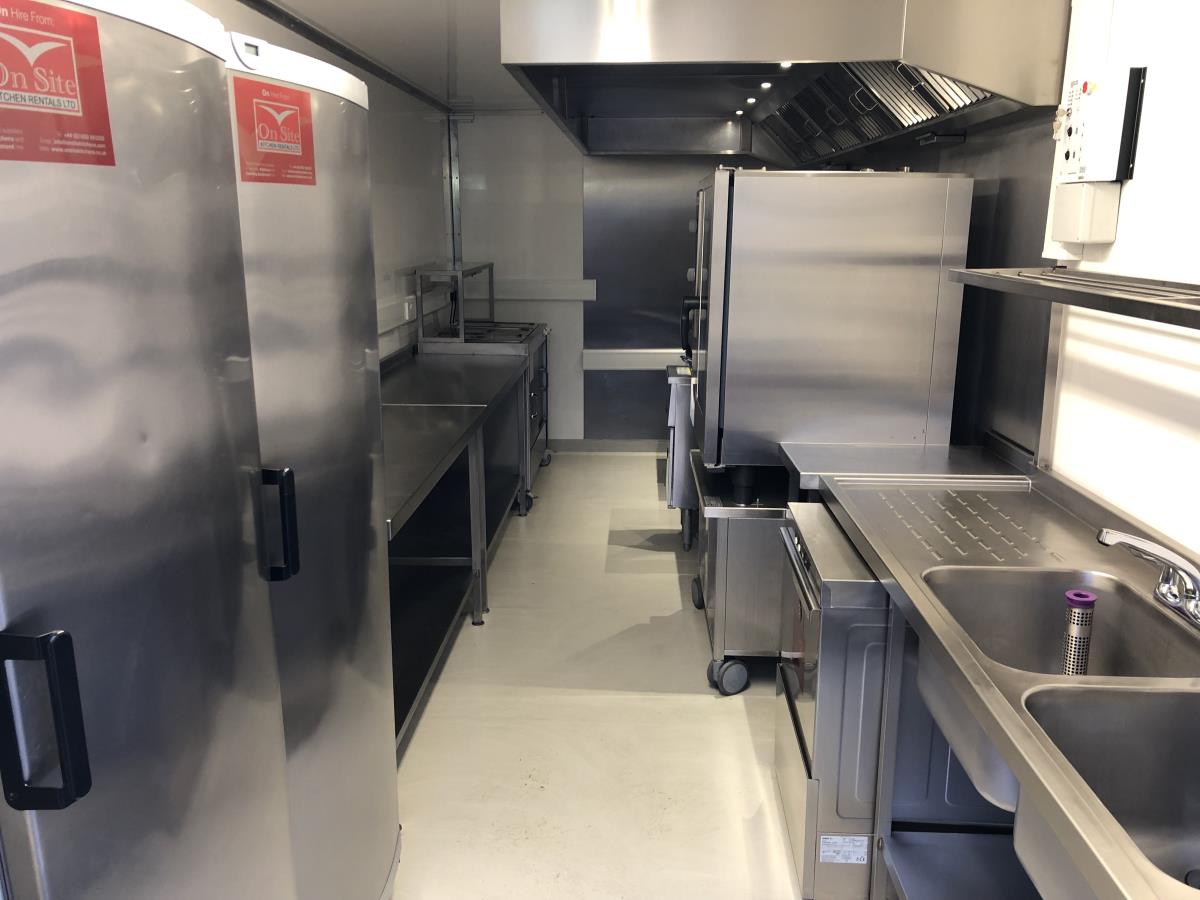 The unit can be equipped as a capable emergency or replacement kitchen during planned refurbishment.